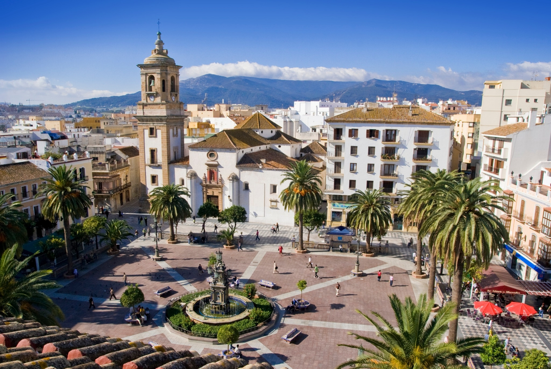 La Plaza Alta, uno de los iconos principales de la ciudad de Algeciras.