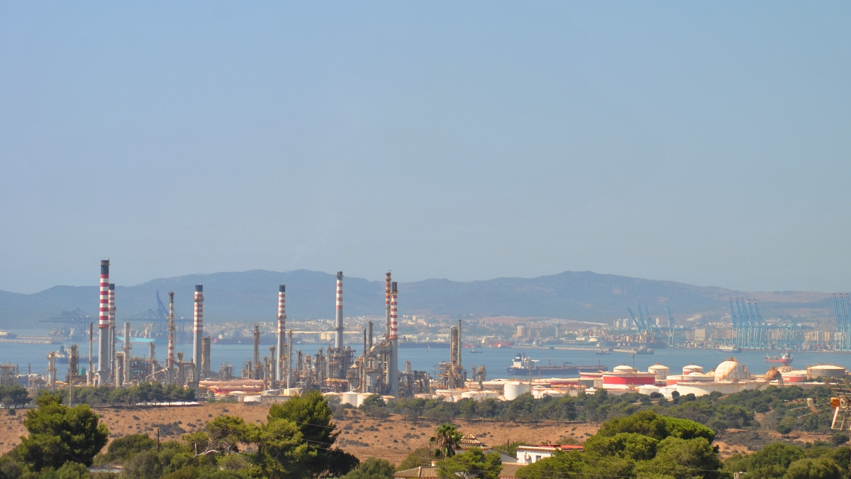 La de San Roque será una de las refinerías afectadas en caso de cumplirse con las previsiones de los sindicatos