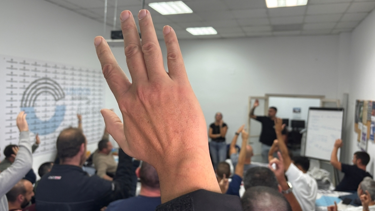 Unánime votación de los trabajadores