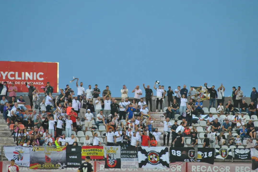 Un lance del Algeciras - Ceuta, celebrado este sábado en el Nuevo Mirador13