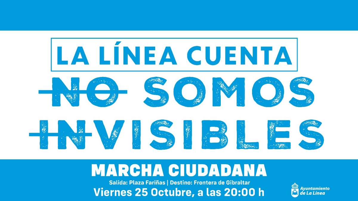 Octavilla que se repartirán durante toda la semana en La Línea como llamamiento a la ciudadanía