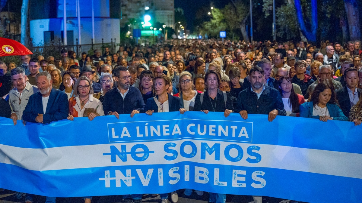 Manifestación La Línea 25 de octubre 5