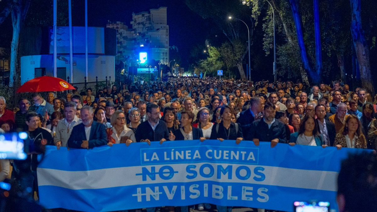 Manifestación La Línea 25 de octubre 7
