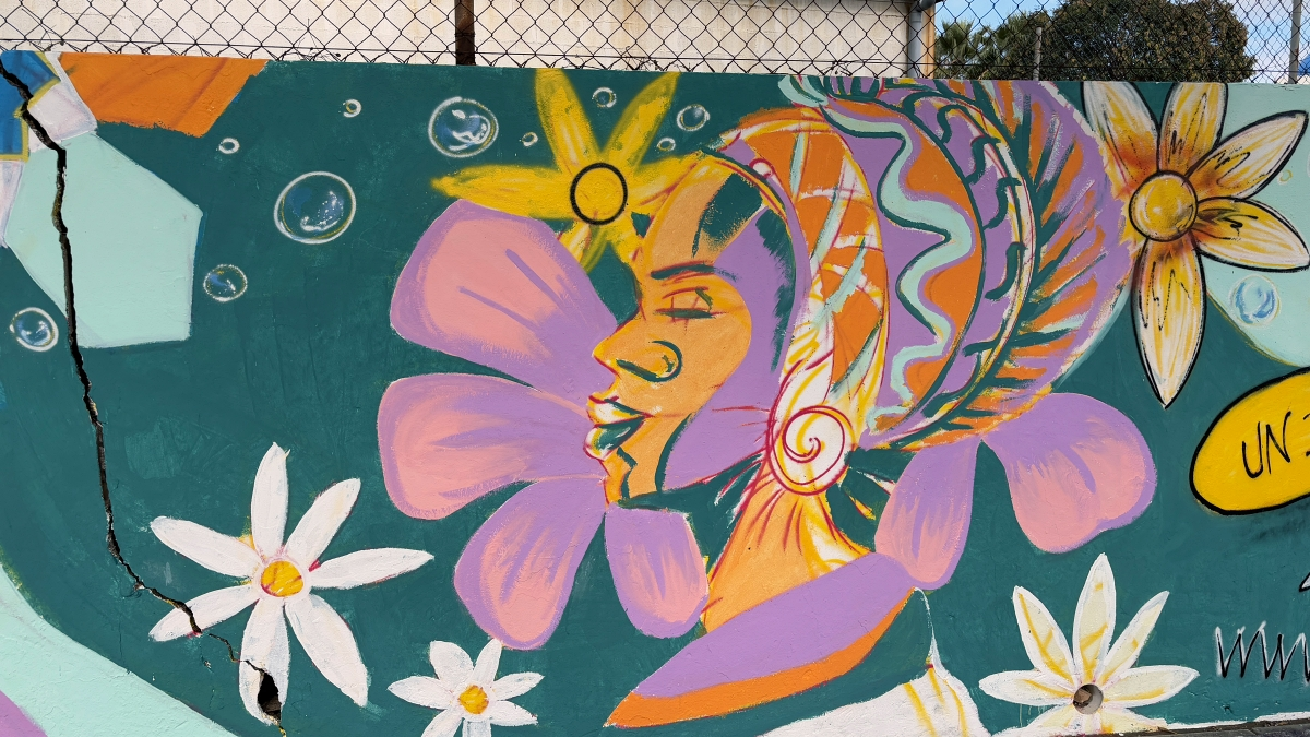 Alumnos del Caetaria decoran el exterior del centro educativo con mensajes personales 2