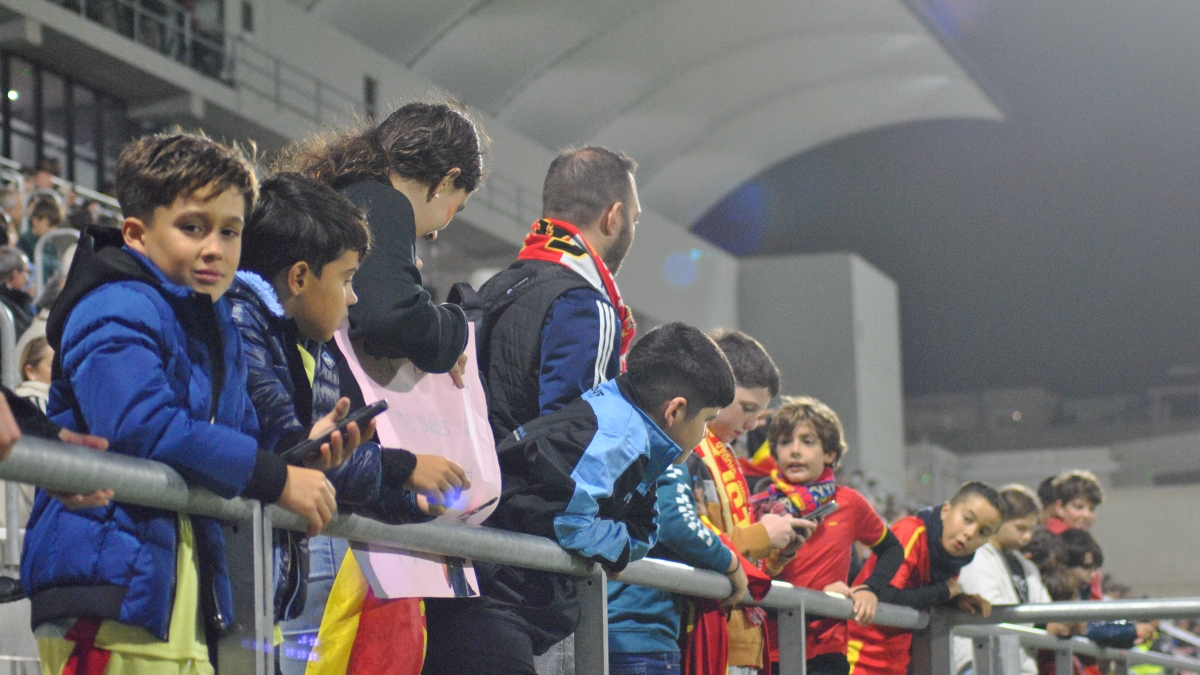 España - Inglaterra sub 21, inauguración del Ciudad de La Línea57