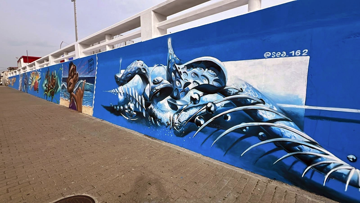 La huella artística que deja la Liga Nacional de Grafittis en Tarifa 1