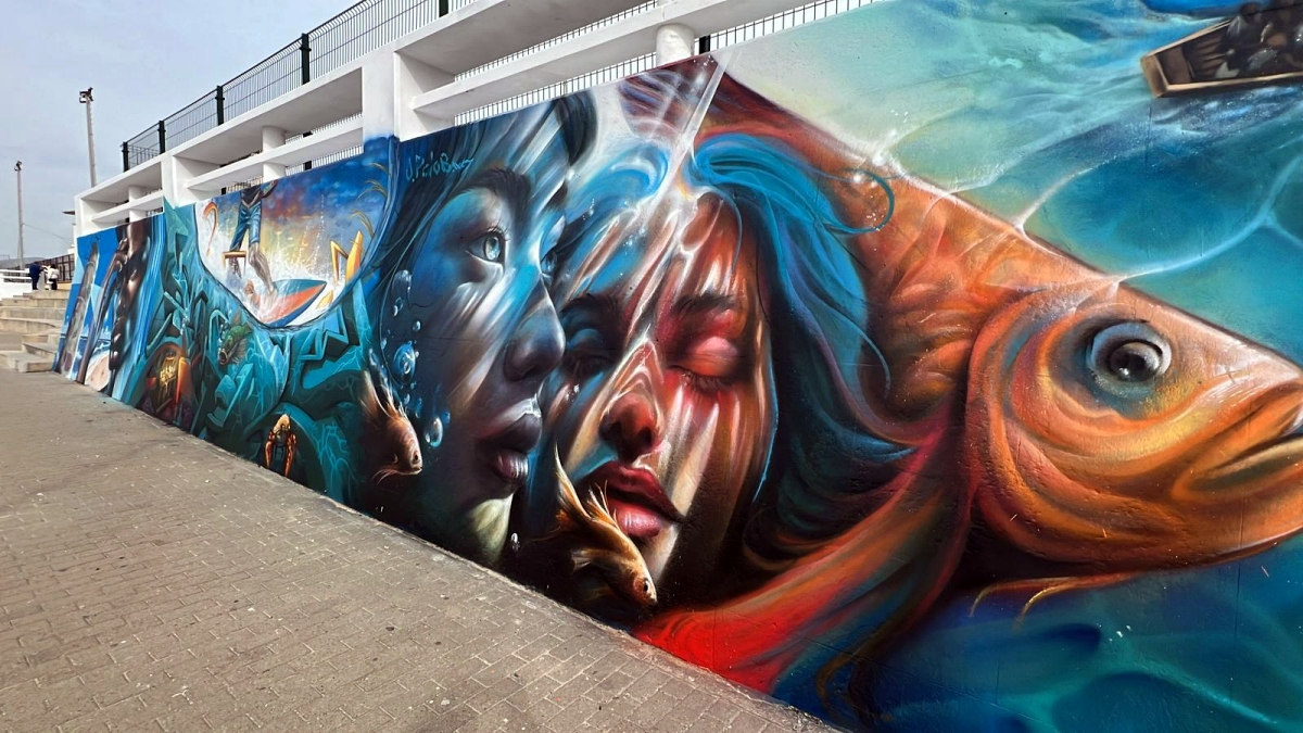 La huella artística que deja la Liga Nacional de Grafittis en Tarifa 4