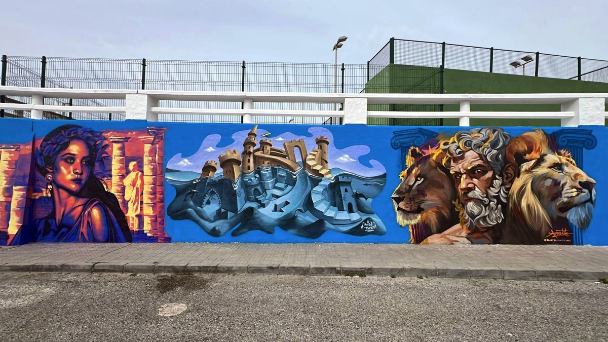 La huella artística que deja la Liga Nacional de Grafittis en Tarifa 7