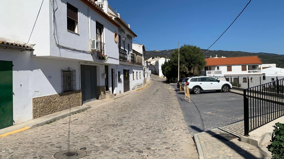 Calle Corral del Concejo, en una foto de archivo del Ayuntamiento de Jimena de la Frontera