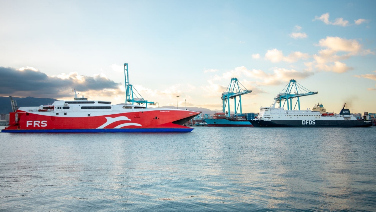 La estructura de la naviera sufrirá cambios en el Estrecho. FOTO:  FRS - DFDS