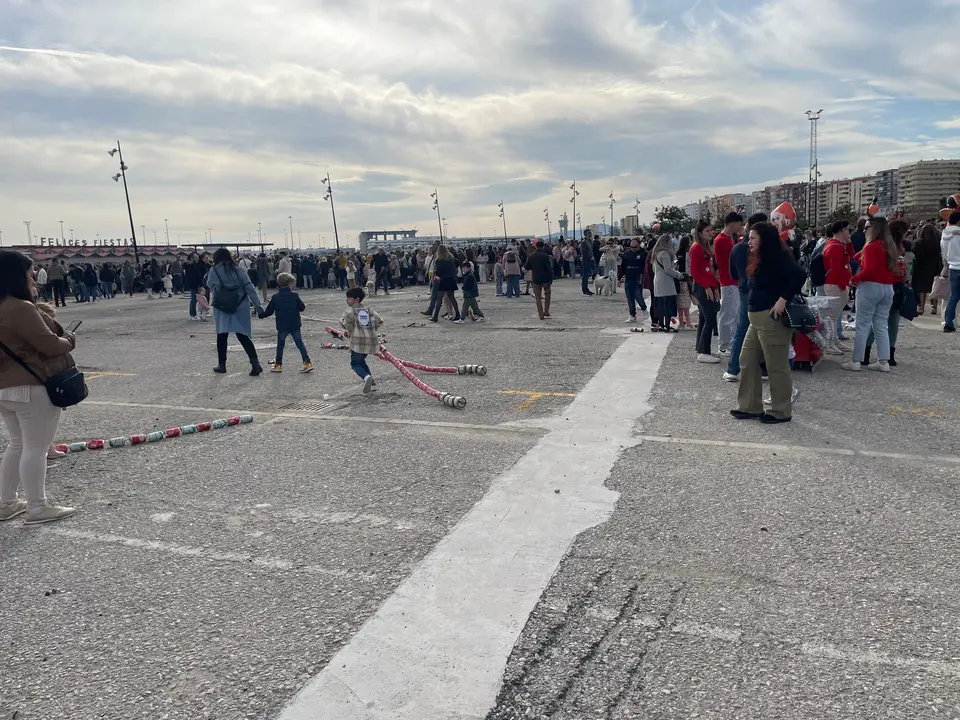 Arrastre de latas en Algeciras