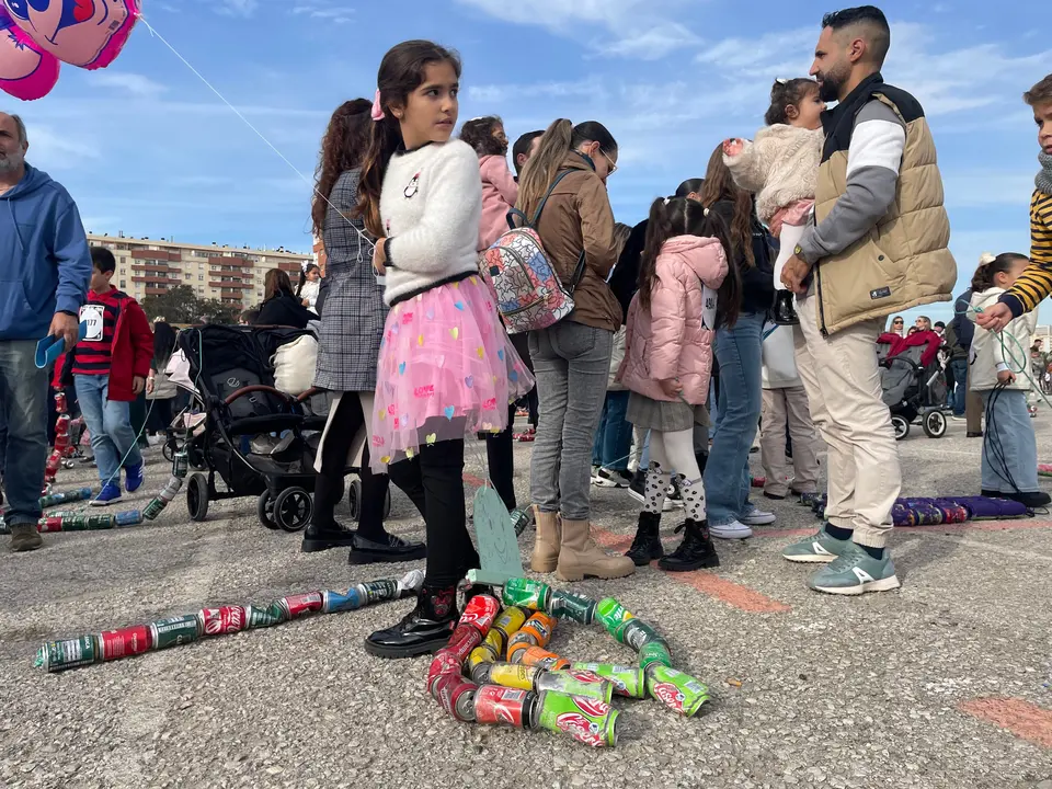 Arrastre de latas en Algeciras