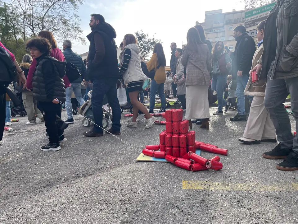 Arrastre de latas en Algeciras