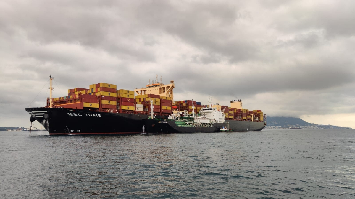 El MSC Thais, enésimo buque que entra en la historia del puerto de Algeciras