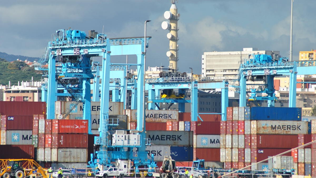 Terminal de APM en el puerto de Algeciras