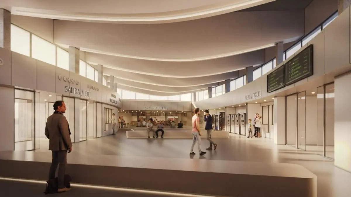 Simulación aportada para que los ciudadanos se hagan una idea de cómo quedará la estación