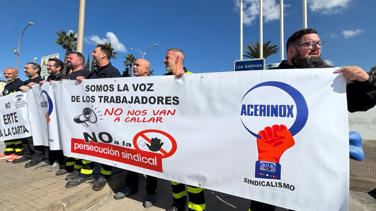 Concentración Acerinox, un año después del inicio de la huelga2