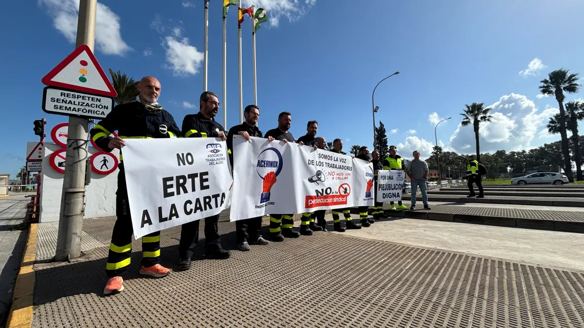 Concentración Acerinox, un año después del inicio de la huelga6