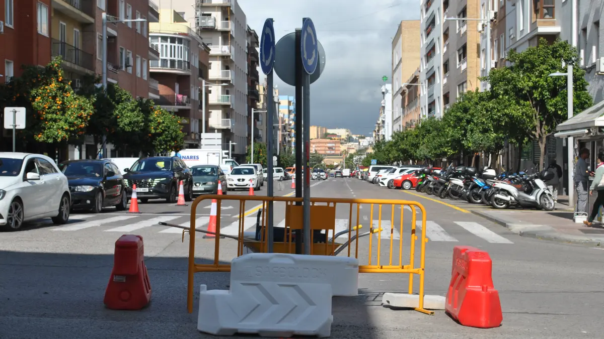 Obras Blas Infante, zona bajas emisiones 10