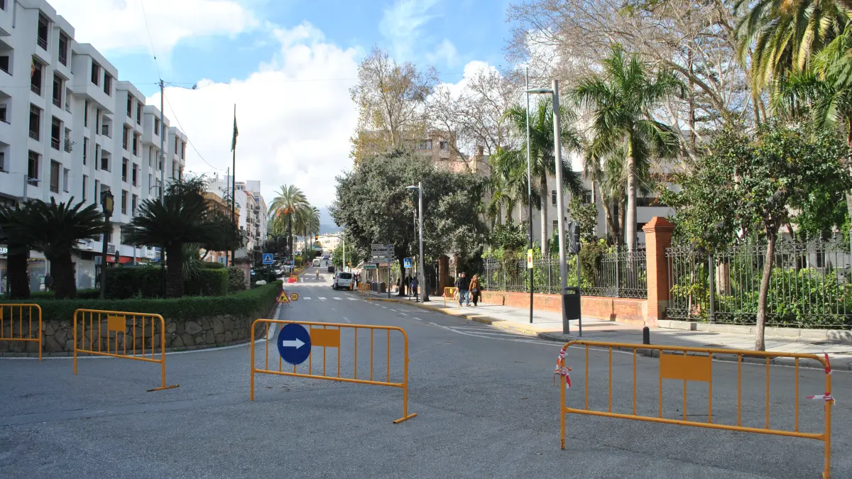 Obras Blas Infante, zona bajas emisiones 13