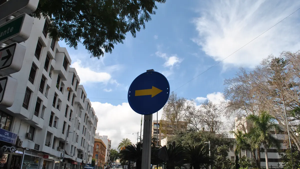 Obras Blas Infante, zona bajas emisiones 15