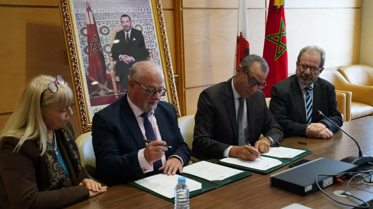 (De i. a d.) P. Orfila, D. Fa, Bouchta El Moumni y J. Cortés (2)