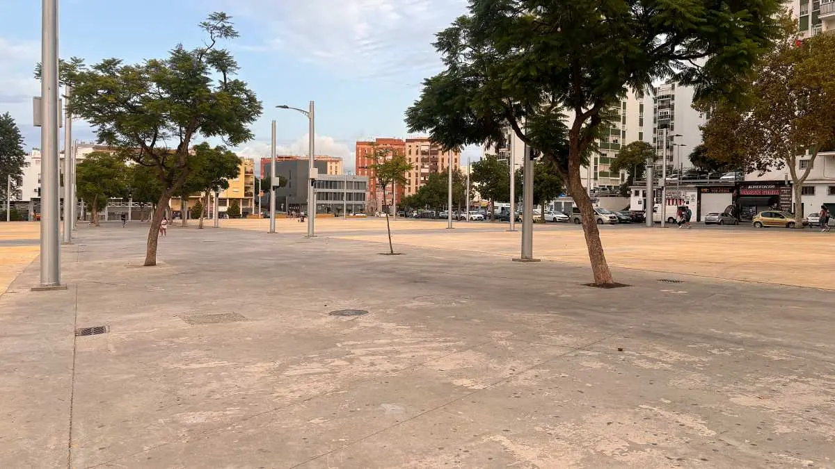 El parque feria de Algeciras, usado como reciento de prácticas por estos hermanos