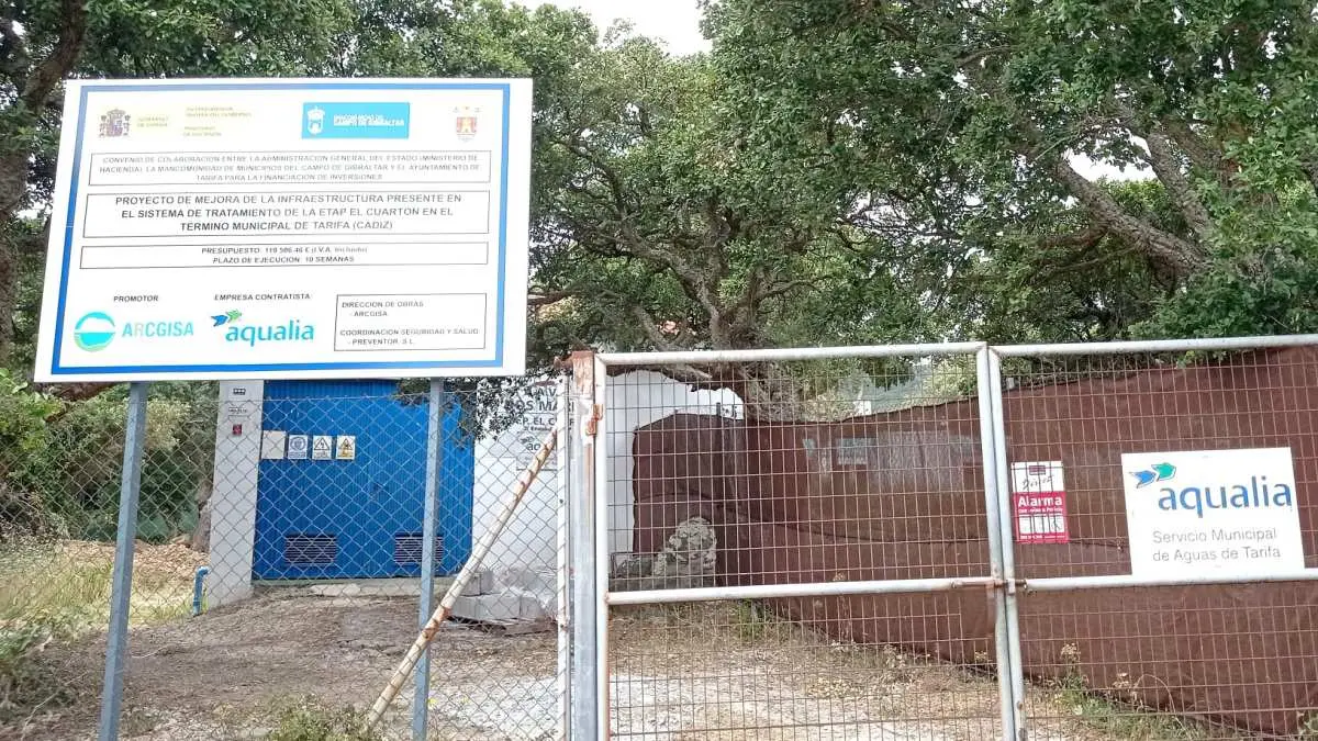 Una de las instalaciones de Aqualia en la zona