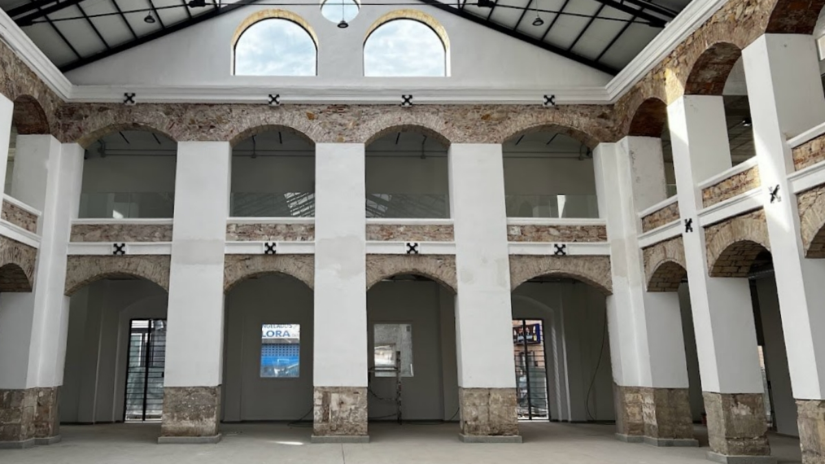 El mercado está casi listo para abrir sus puertas