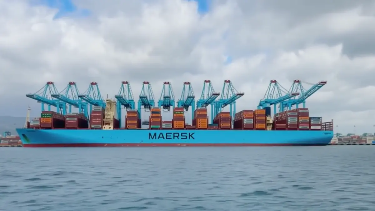 El Manila Maersk, otro buque que entra en la historia del puerto de Algeciras