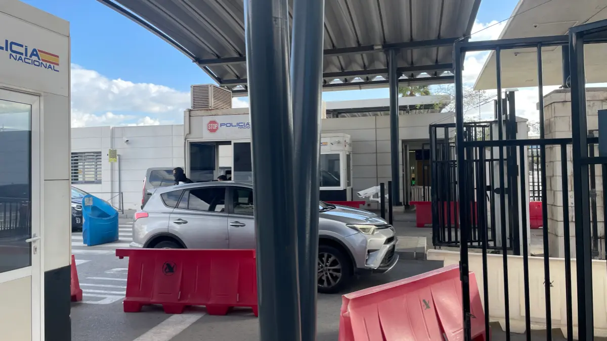 Frontera de Gibraltar, lugar donde fue intervenido el dinero
