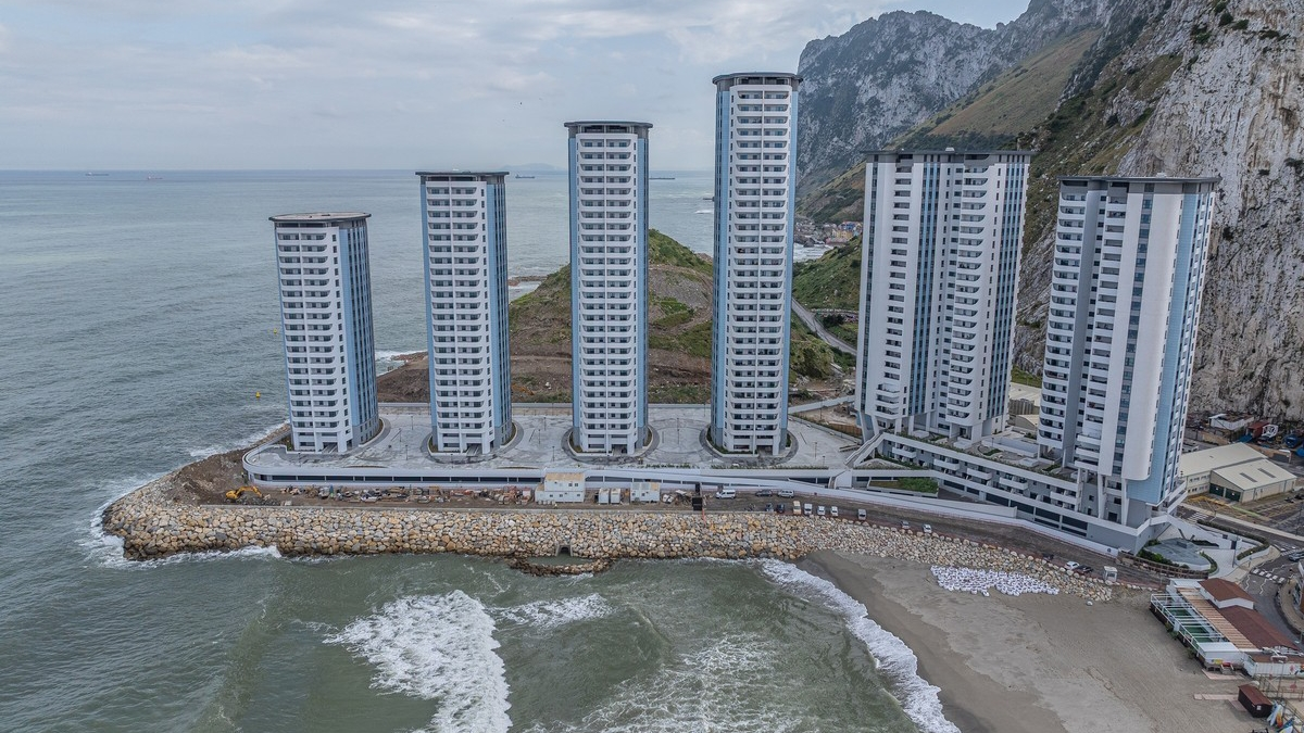 Hassan Centenary Terraces. FOTO - Gobierno de Gibraltar 