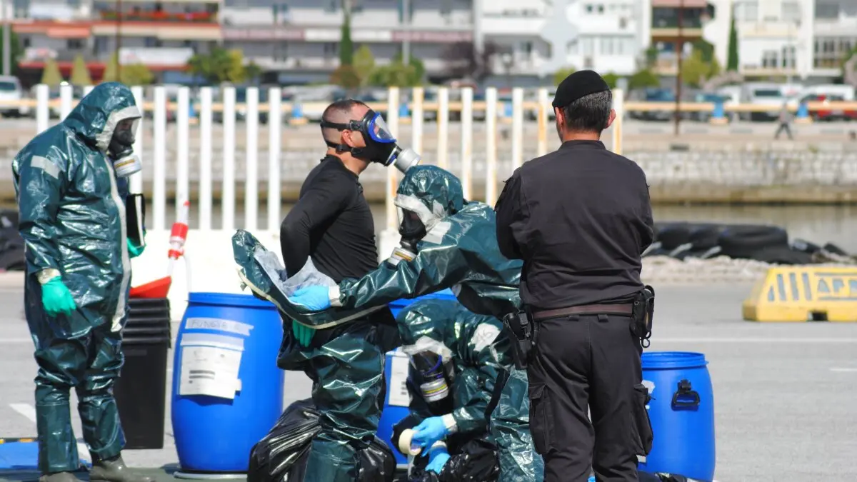 Simulacro Guardia Civil en Algeciras 1