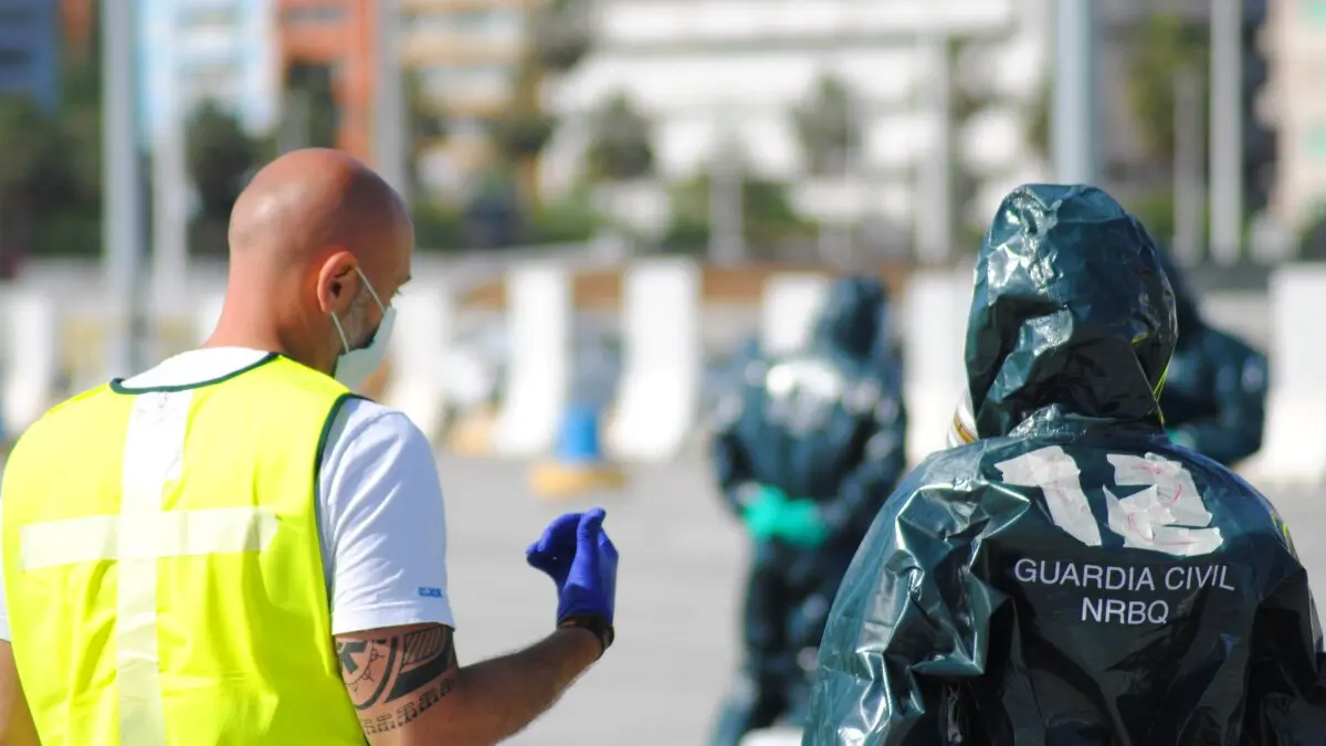 Simulacro Guardia Civil en Algeciras 14