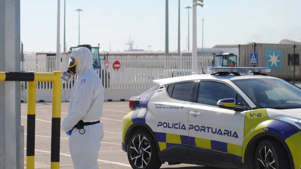 Simulacro Guardia Civil en Algeciras 19