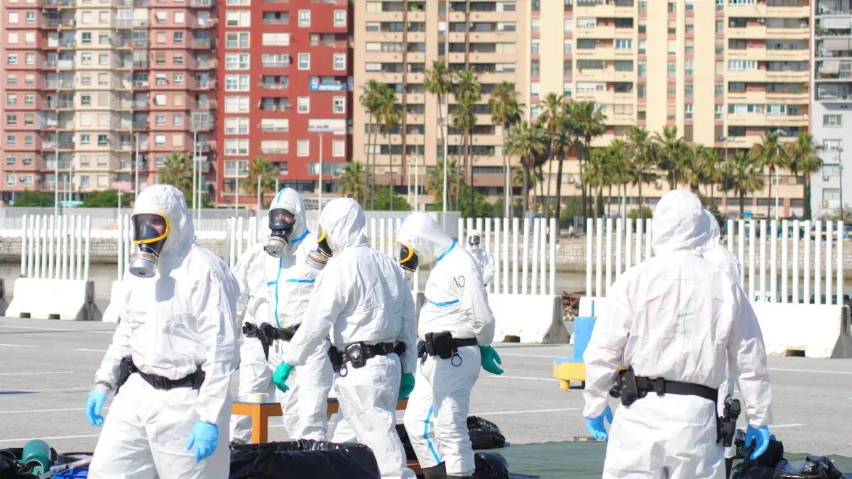 Simulacro Guardia Civil en Algeciras 22