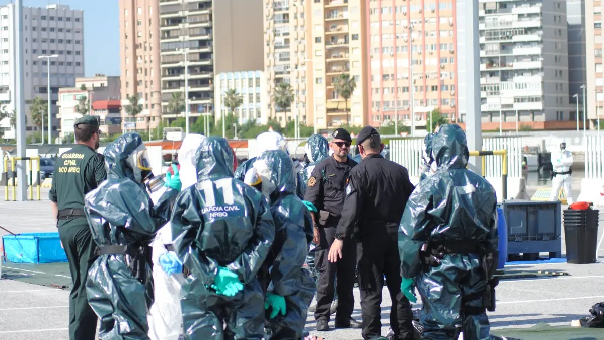 Simulacro Guardia Civil en Algeciras 23