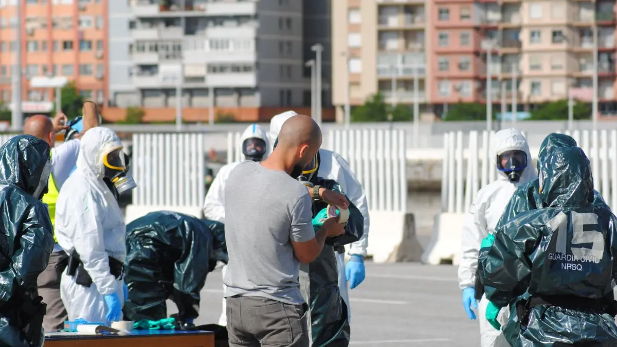 Simulacro Guardia Civil en Algeciras 33