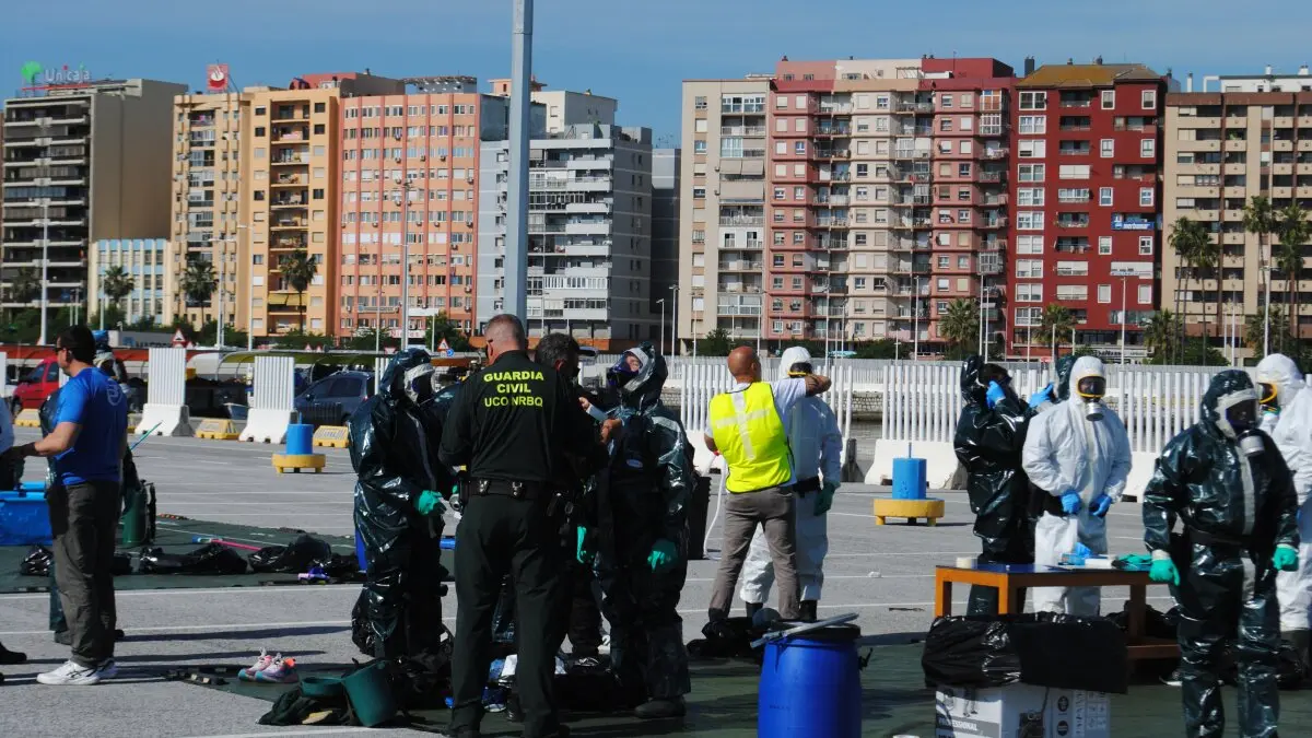 Simulacro Guardia Civil en Algeciras 38