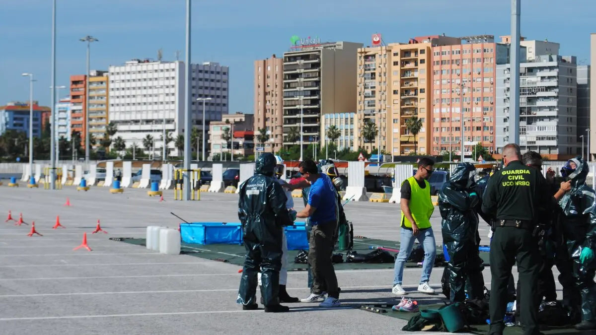 Simulacro Guardia Civil en Algeciras 39