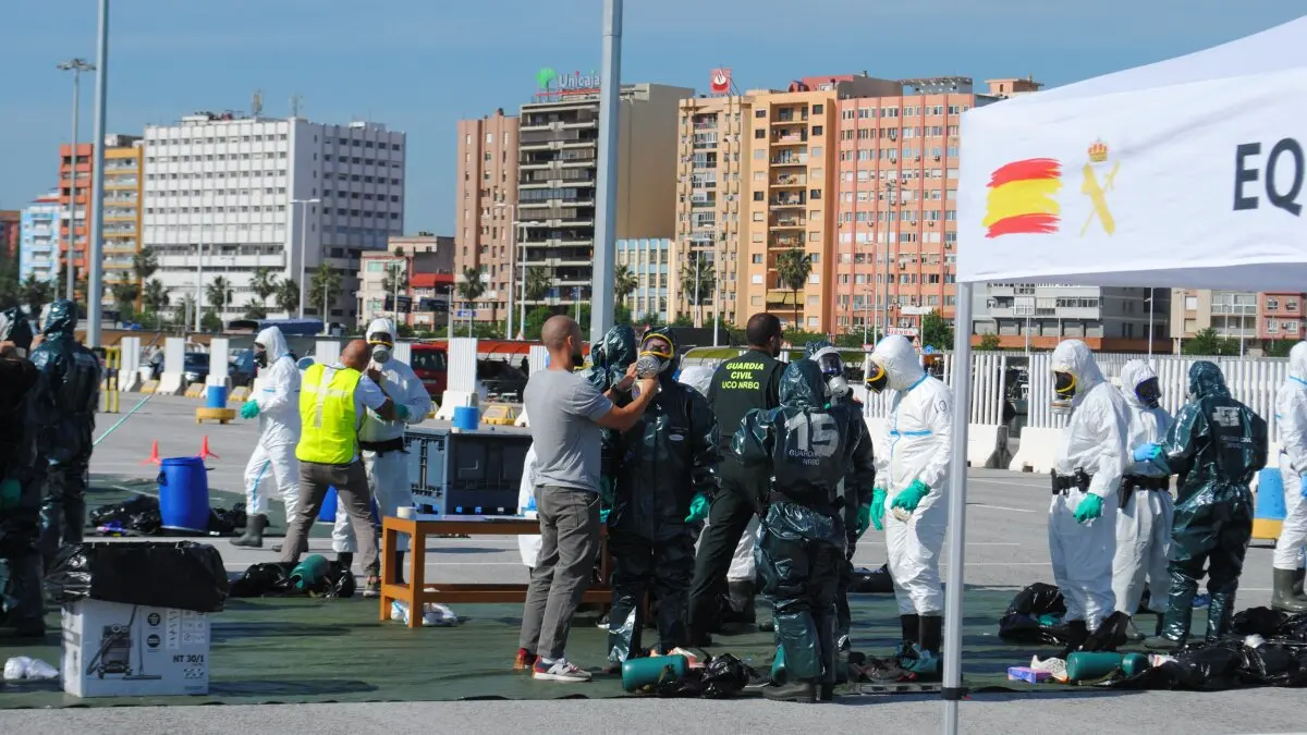 Simulacro Guardia Civil en Algeciras 40