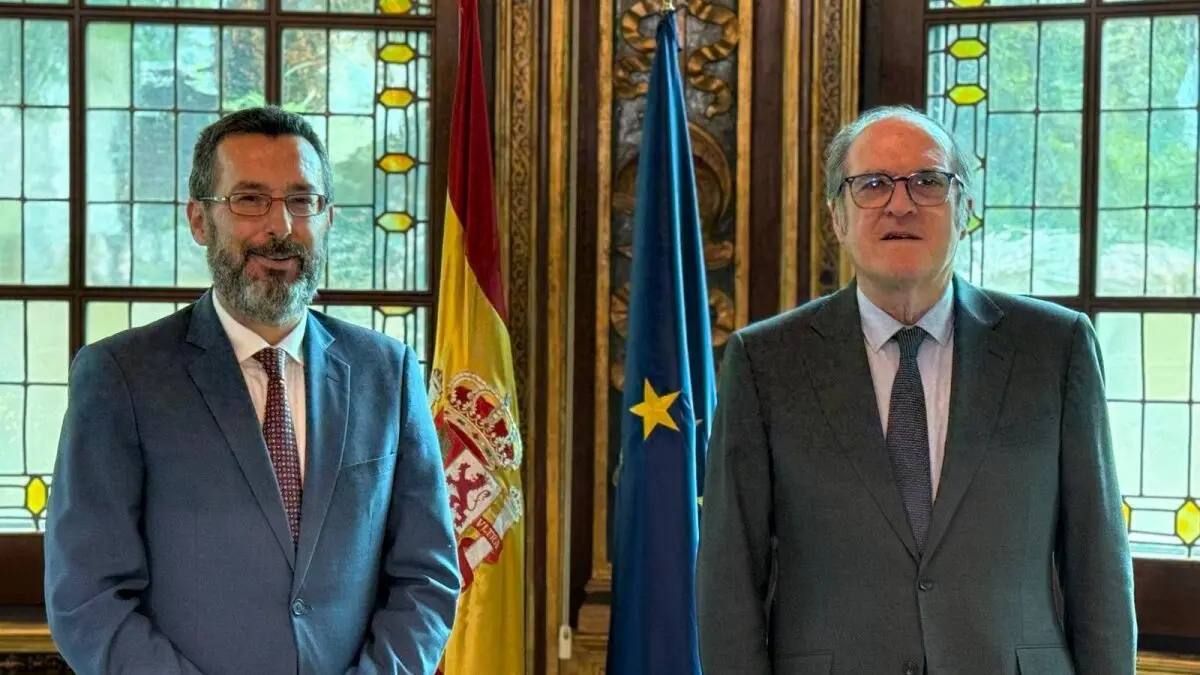 Franco (i), con Gabilondo, en Madrid