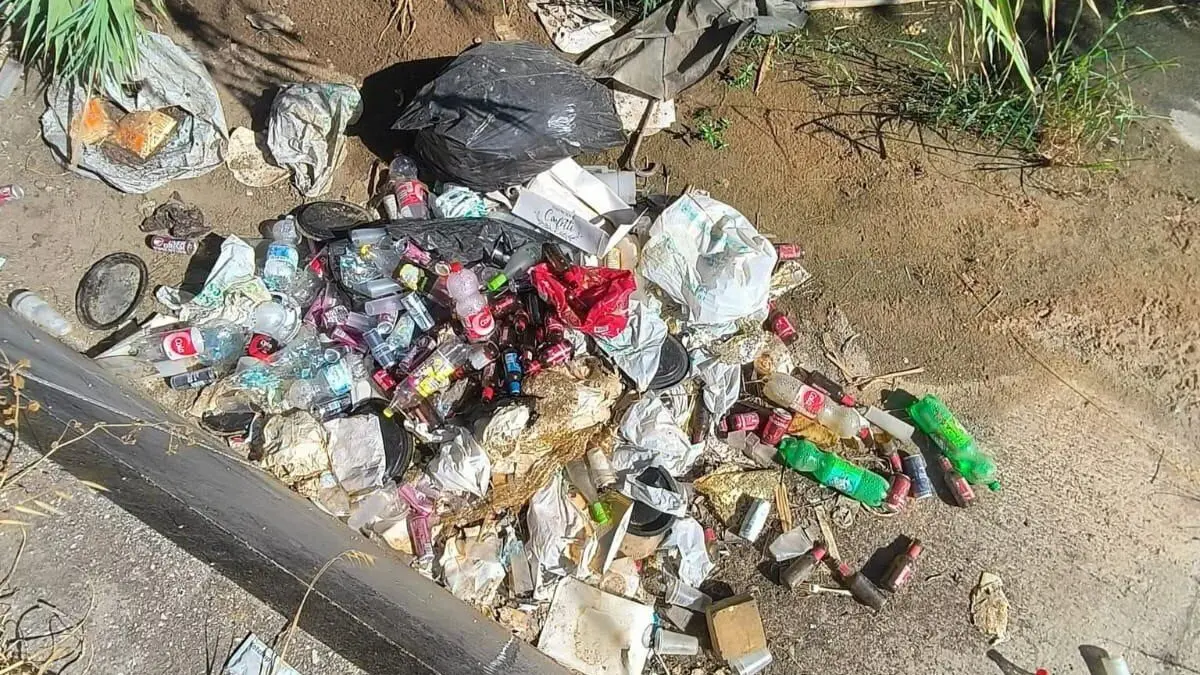 Los vecinos de La L&iacute;nea se quejan de los vertidos en el Camino de Torrenueva