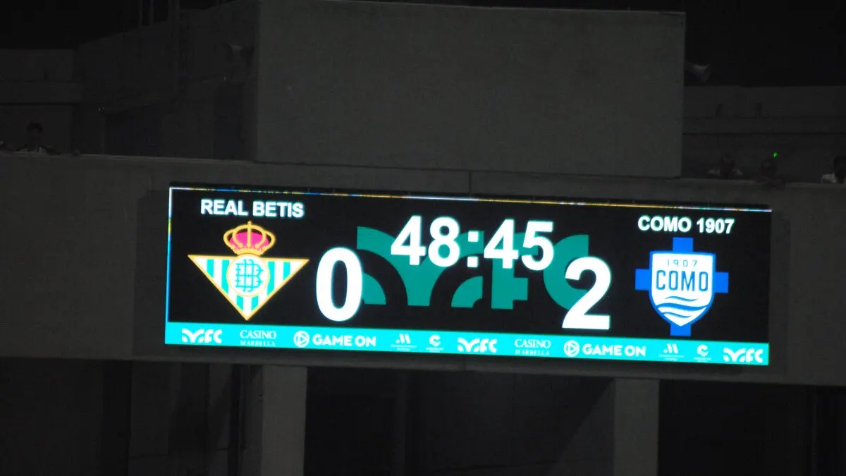 Amistoso Betis - Como en La Línea 12