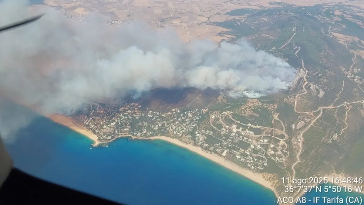 Imagen aérea del Plan Infoca 