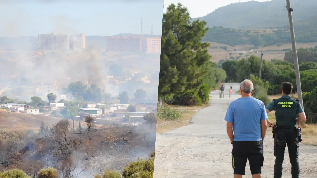 Algeciras y Tarifa se han visto perjudicadas por incendios graves
