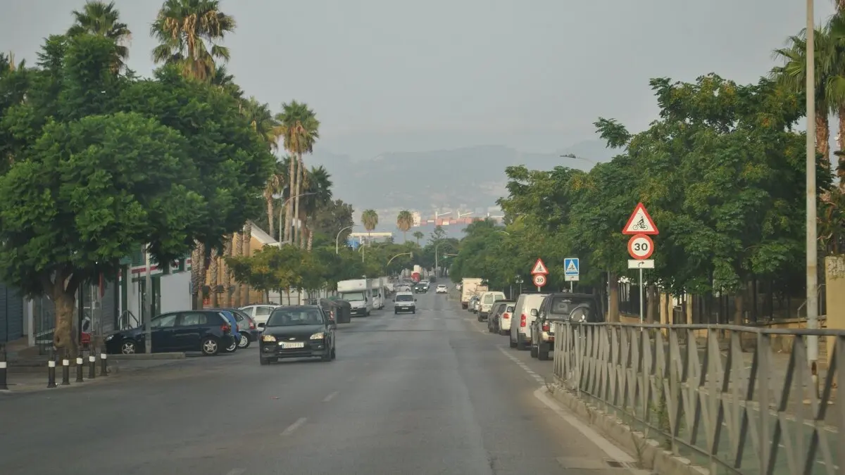 Avenida 28 de febrero, en San García, donde se cometieron algunos de los robos