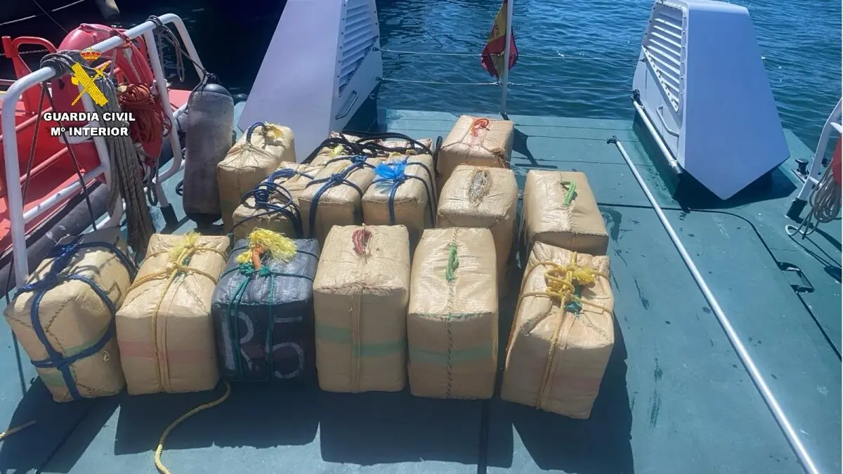 Droga incautada por la Guardia Civil 