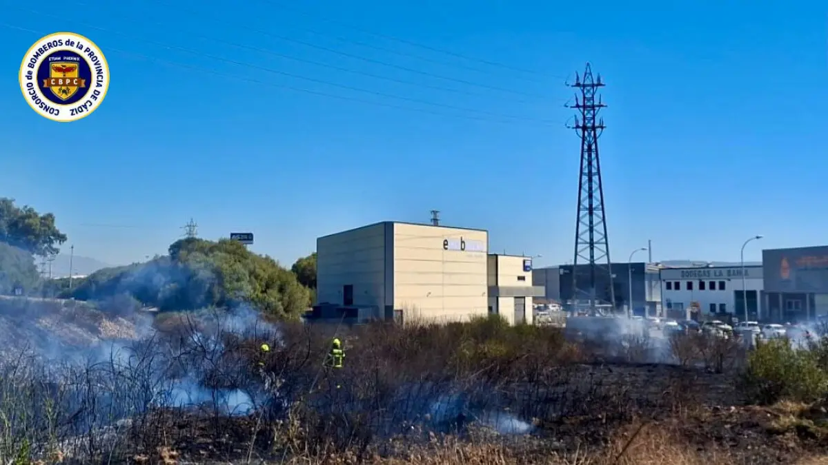 Incendio en la Avenida del Puerto