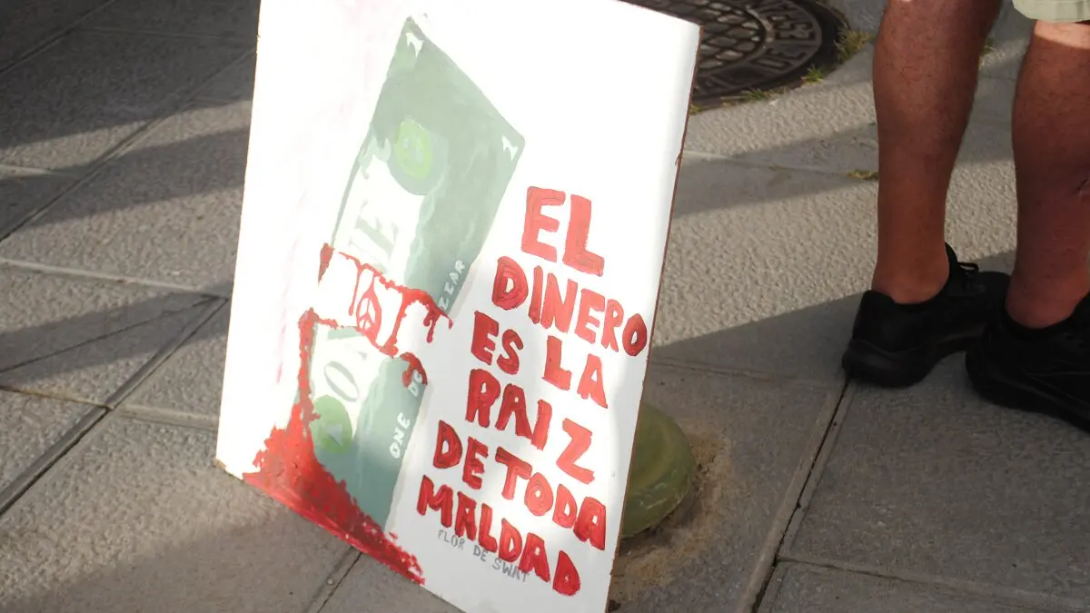 Palestina, en la mente de estos manifestantes en Algeciras 3